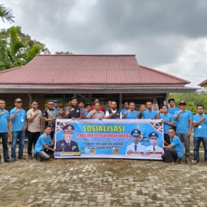 Pemerintah Desa Teberau Panjang Melakukan Sosialisasi Bahaya Narkoba Untuk Remaja Di Desa Teberau Panjang