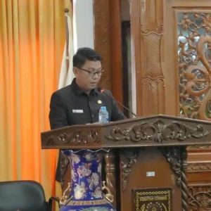 Bupati Dr. H Suhardiman Amby diwakili Pj Sekda dr.H Fahdiansyah hadiri Rapat Paripurna DPRD Terkait Pertanggungjawaban APBD 2024