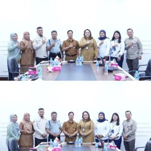 Wakil Bupati Kuantan Singingi, H. Muklisin menerima kunjungan audiensi dari Badan Pengawas Obat dan Makanan (BPOM) Indragiri Hulu