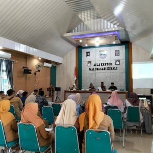 Ketua Bamus Nagari Kinali Muzardin Pimpin Musyawarah Rembuk Stunting Tahun Angaran 2026.