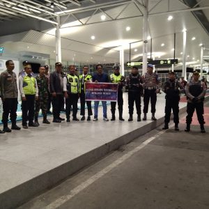 Polres Maros Gelar Patroli Skala Besar Bersama TNI dan Masyarakat Jaga Kondusifitas Wilayah Kabupaten Maros