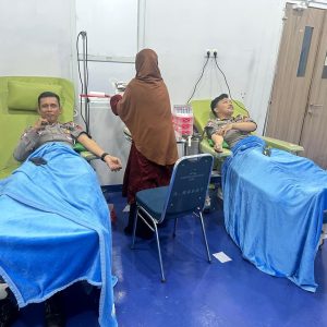 Satlantas Polres Maros gelar bakti kesehatan donor darah sambut HUT Lalu Lintas Bhayangkara ke-70 Tahun