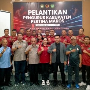 Pertina Maros Resmi Dilantik, Siap Cetak Atlet Berprestasi