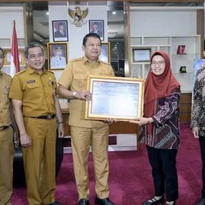 Wabup Hendrizal Terima Silaturahmi dari Kanwil DJPb Riau dan Terima Penghargaan Penyaluran Dana Desa