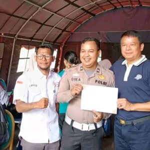 Wabup Hendrizal Semangat Ikuti Senam Rutin dan Tinjau Donor Darah ASN Inhu