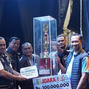 Pacu Jalur HUT ke – 26 Kuansing Berlangsung Sukses dan Lancar