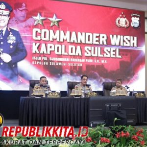 Gelar Commander Wish, Ini Arahan Kapolda Sulsel Kepada Personel
