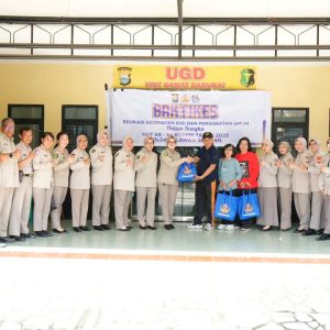 Sambut HUT Korpri Ke-54, Korpri Polda Sulsel Gelar Bakti Kesehatan di Panaikang Kota Makassar