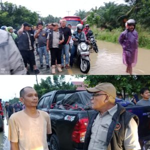 Rombongan Bupati Pasaman Barat, H. Yulianto, dan Tim  Media Ajo Pasbar Tertahan dan Tidak Dapat Melanjutkan Perjalanan Menju  Simpang Empat