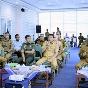 Dukung Percepatan Pembangunan KDKMP, Wabup Hendrizal bersama Dandim 0302 Inhu Ikuti Rapat Yang Dipimpin Oleh Presiden RI