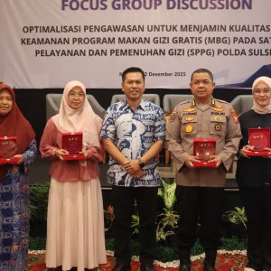 Dit Intelkam Polda Sulsel Gelar FGD Bahas Optimalisasi Pengawasan Program MBG Pada SPPG Polda Sulsel