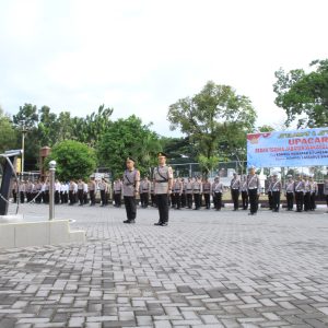 Kapolres Pimpin Langsung Upacara Sertijab, Mantan Kapolsek Pasir Penyu Resmi Jabat Wakapolres Inhu