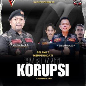 KIWAL Garuda Hitam Maros Tegaskan Perlawanan terhadap Korupsi dan Apresiasi Kinerja APH di Momentum HAKORDIA 2025
