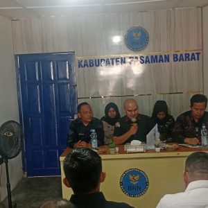 Sepanjang Taun 2025, BNNK Pasbar Ungkap Ratusan Kilogram Ganja dan Turunkan Angka Kerawanan Narkotika.