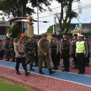 Polres Maros Terjunkan Ratusan Personel Amankan Malam Pergantian Tahun Di Maros
