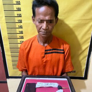 Tua Tua Keladi, Kakek Penjual Narkoba di Kelurahan Pematang Reba Berhasil Dirungkus Saat Hendak Kabur
