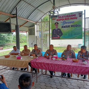 Silaturahmi Kapolres Inhu Bersama Awak Media Di Wisma embun bunga