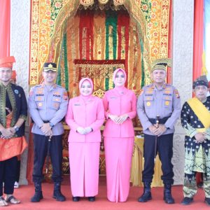 Disambut Dengan Serangkaian Acara, AKBP Eka Ariandy Jadi Kapolres Inhu Ke-48