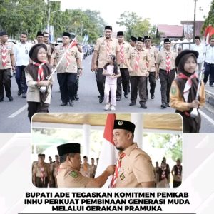 Bupati Ade Tegaskan Komitmen Pemkab Inhu Perkuat Pembinaan Generasi Muda Melalui Gerakan Pramuka