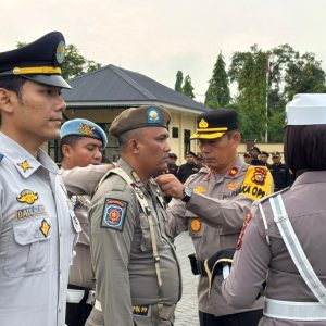 Polres Inhu Gelar Apel Operasi Keselamatan LK 2026, Ini Tema dan 9 Target Prioritas