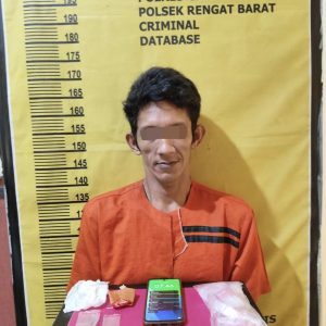 Polsek Rengat Barat Grebek Rumah di Kelurahan Pematang Reba, 1 Tersangka Berhasil Diringkus