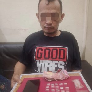 Polsek Lirik Sikat Pelaku Narkoba di Sungai Sagu, 24 Paket Sabu Disita