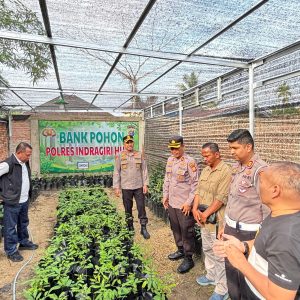 Momentum HPN dan Silaturahmi Bersama Wartawan, Kapolres Inhu Lounching Bank Pohon Program Kapolda Riau