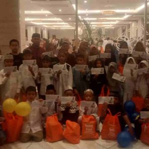 Mengantar Amanah Umat di Bulan Ramadhan, Relawan Maros Hadirkan Kebahagiaan Anak Yatim