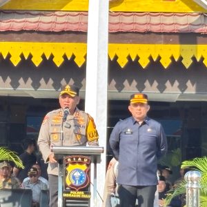 Polres Inhu Gelar Apel Gelar Pasukan Ops Ketupat, Mengusunh Tema “Mudik Aman, Keluarga Bahagia