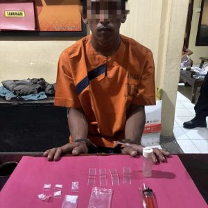 Sabu Jadi Barang Bukti, Pemuda Rakit Kulim Ditangkap Polsek Batu Rijal Hilir Peranap