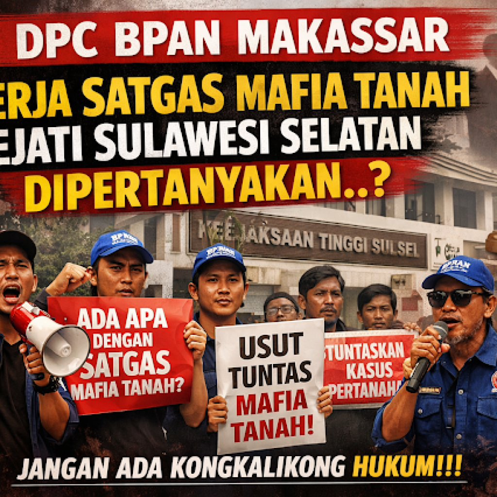 Transparansi Dipertanyakan, Penanganan Mandek: Sorotan untuk Satgas Mafia Tanah