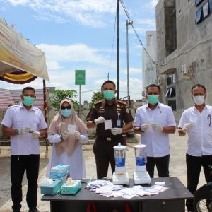 Kejari Inhu Musnahkan 93 Perkara Barang Bukti, Sabu 224 Gram dan 2 Unit Motor