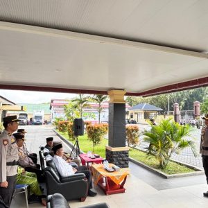 Ciptakan Situasi Kondusif Bersama Elemen Masyarakat, Polres Inhu Gelar Apel Sabuk Kamtibmas