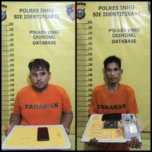 Dua Tersangka Digelandang Polisi Sektor Kelayang Gara-gara Narkoba, Begini Kronologinya
