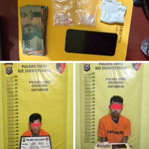 Pengungkapan Kasus Narkotika Di Desa Pring Jaya Rakit Kulim, Polsek Kelayang Berhasil Ringkus Dua Pelaku