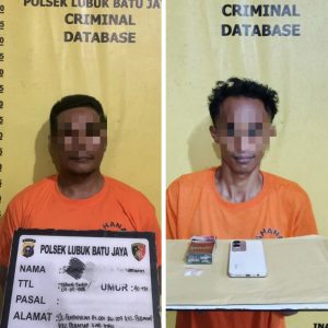 Polsek LBJ Ungkap Kasus Sabu, Dua Tersangka Diringkus Ditempat Berbeda