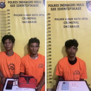 Polsek LBJ Ungkap Kasus Narkoba Dikecamatan Pasir Penyu, Hasilnya Tiga Tersangka Dibekuk
