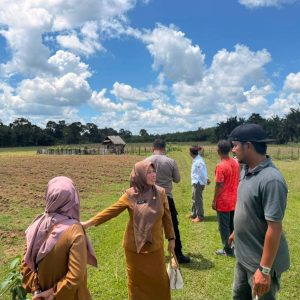 Kapolsek Cerenti Cek Lahan Ketahanan Pangan 6 Desa di Kecamatan Cerenti ,Luas Lahan Capai 6 Hektare