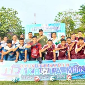 Dibuka Bupati Inhu. Open Turnamen Sepak Bola Mini Digelar