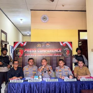 Polres Inhu Bongkar Pencurian 64 Sepeda Motor, Kapolres Gelar Konferensi Pers