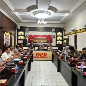 Tingkatkan Kemampuan PPNS, Polres Inhu Gelar Pelatihan dan Sosialisasi