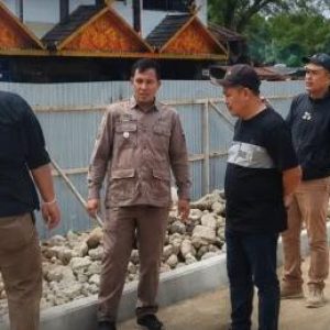 Bupati Kuansing Dr. H. Suhardiman Amby Turun Langsung ke Lapangan Untuk Pastikan Progres Pembangunan Venue Utama MTQ