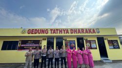Kunker Kapolres Inhu ke Polsek Batang Gansal, Resmikan Gedung Hingga Pesan Kolaborasi Jaga Kamtibmas