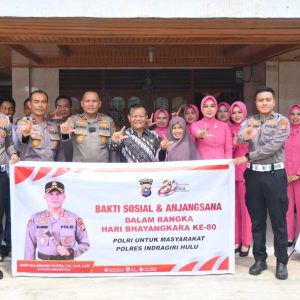Rangkaian Hari Bhakti Hari Bhayangkara Ke-80, Kapolres Laksanakan Anjangsana ke Purnawirawan Polri