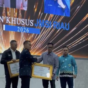 Ketua JMSI Kuansing Rowandri Raih JMSI Award 2026, Sebagai Tokoh Muda Terbaik Dekat dengan Rakyat