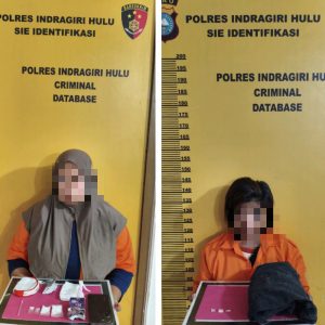 Dua Wanita Ciduk Polisi Sektor Rengat Barat Gara-gara Narkotika, Begini Kisahnya