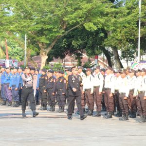 Polres Inhu Gelar Upacara Hari Bhayangkara, Kapolres Bacakan Amanat Presiden RI