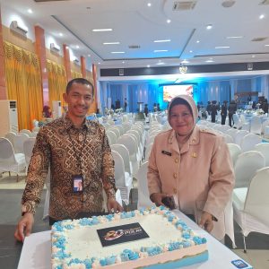 Serahkan Kue Ucapan untuk Polres Inhu, BRI Kanca Rengat Hadiri Syukuran HUT Bhayangkara ke-80