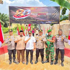 Kapolri Resmikan Tujuh Jembatan Merah Putih Presisi di Inhu Secara Virtual