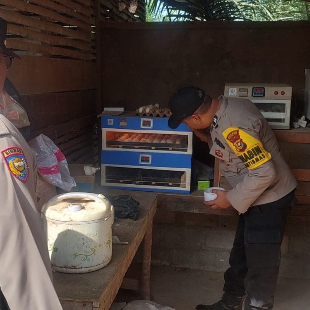 Polsek Lirik Dukung Ketahanan Pangan Nasional, Bhabinkamtibmas Sambangi Kelompok Tani di Desa Seluti
